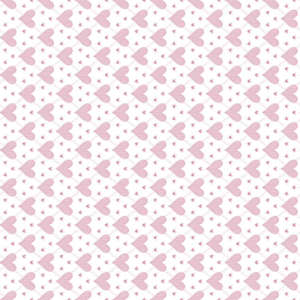 A little cute pink heart seamless pattern, Valentines day background. png