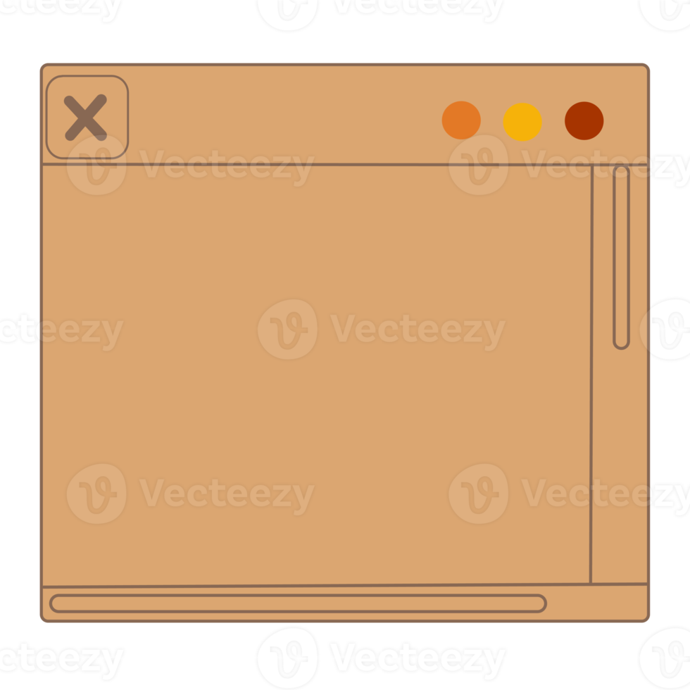 Social media UI  Frame png