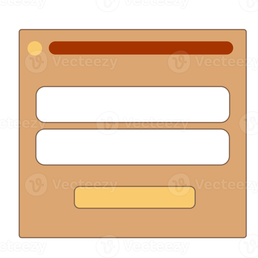 Social media UI  Frame png