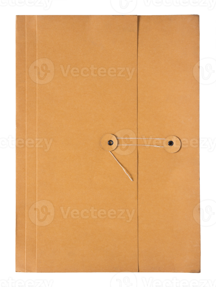 old envelope isolated with clipping path png