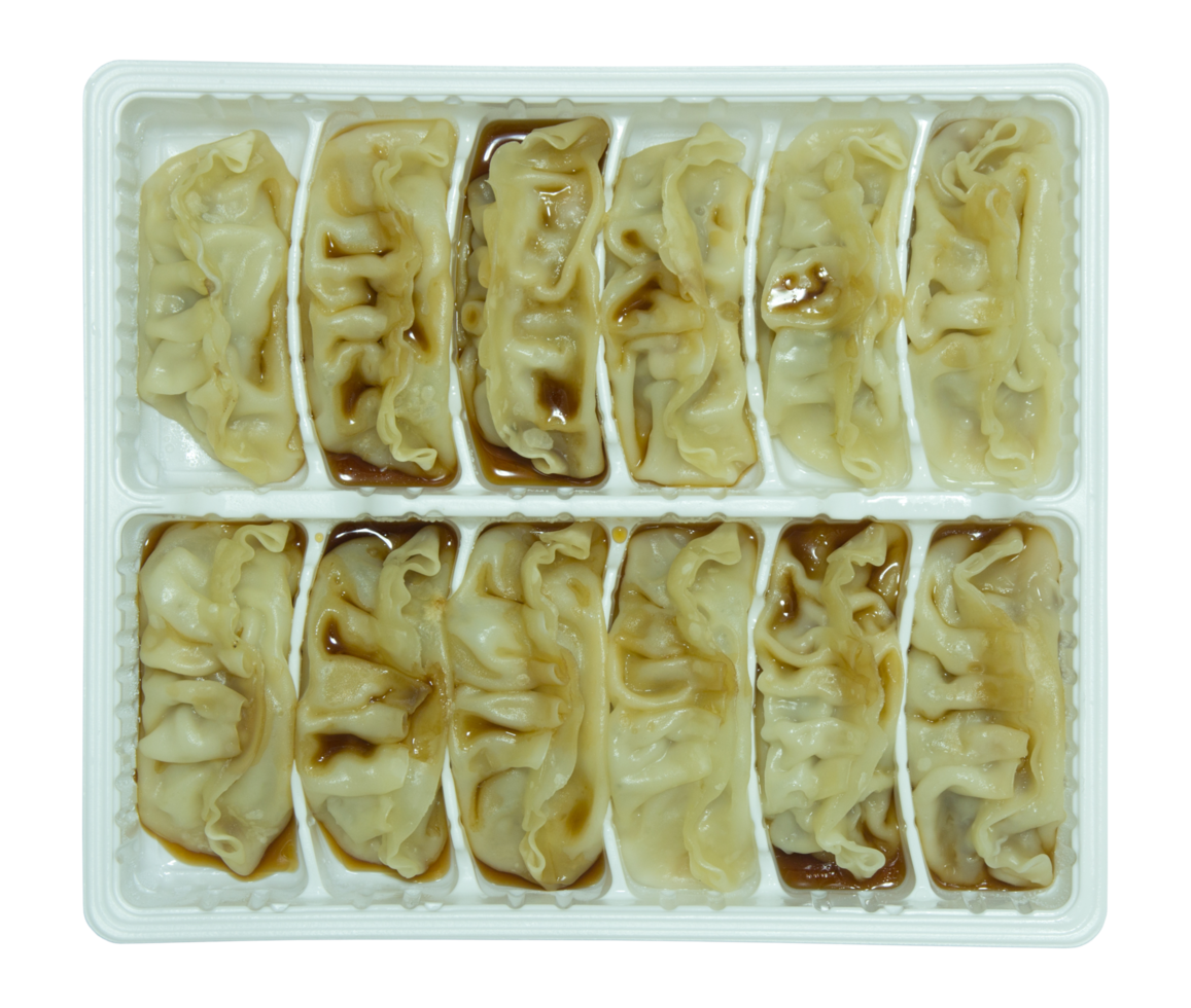 Chinese dumplings isolated with clipping path png