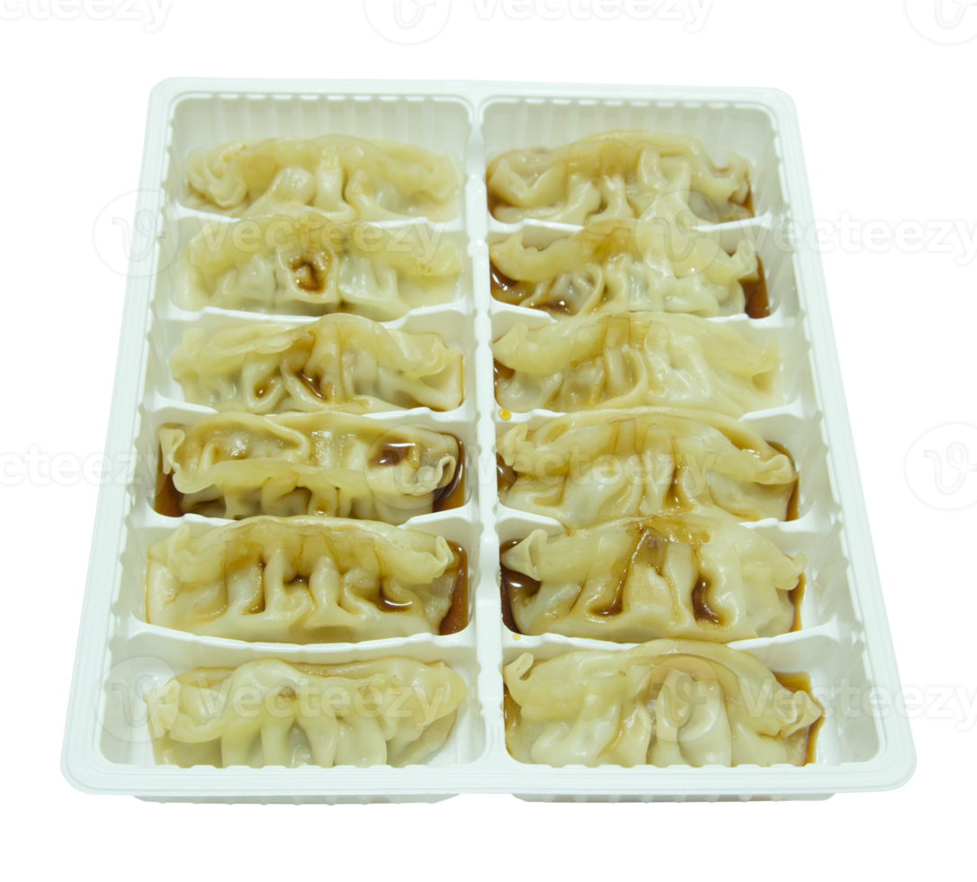 Chinese dumplings isolated with clipping path png