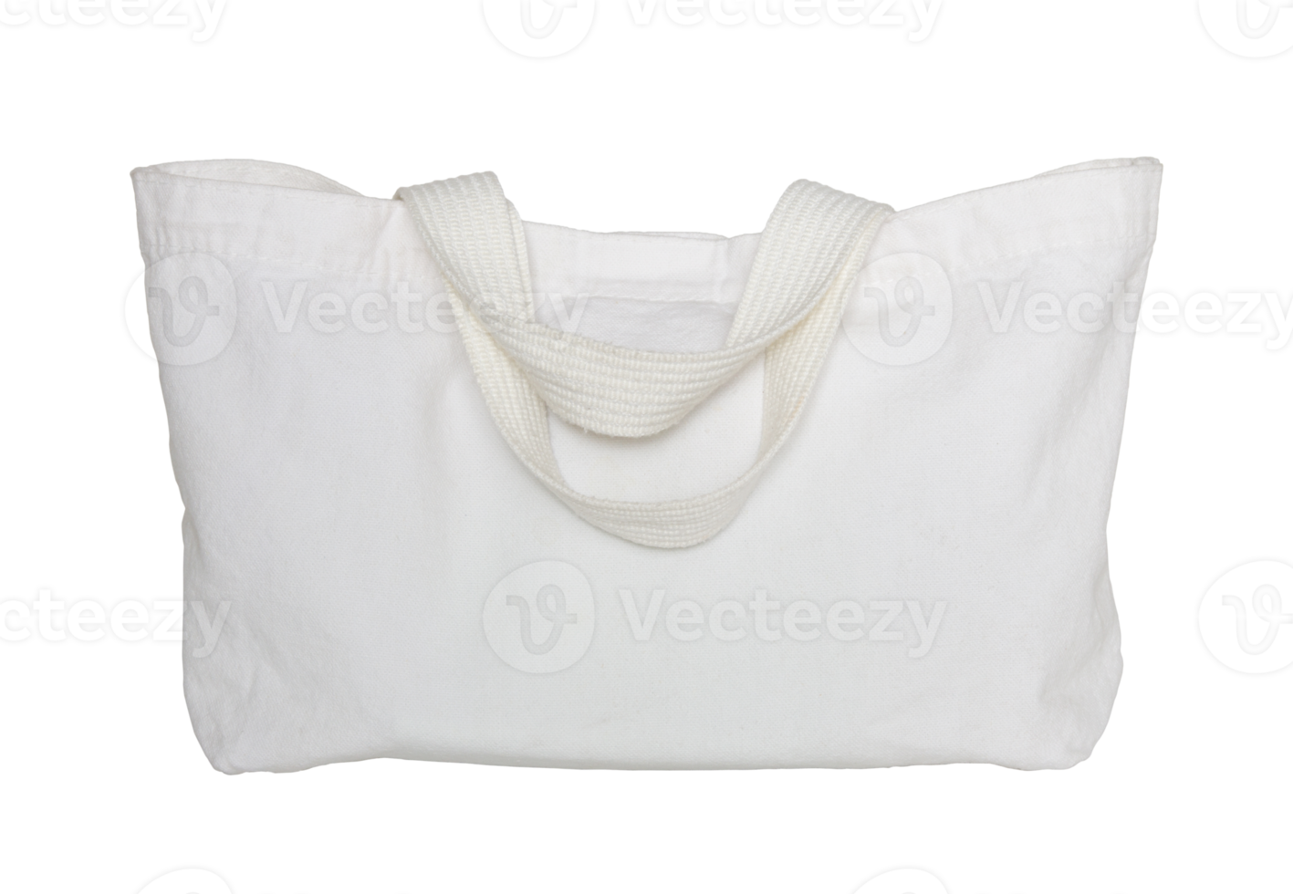 white fabric bag isolated with clipping path for mockup png