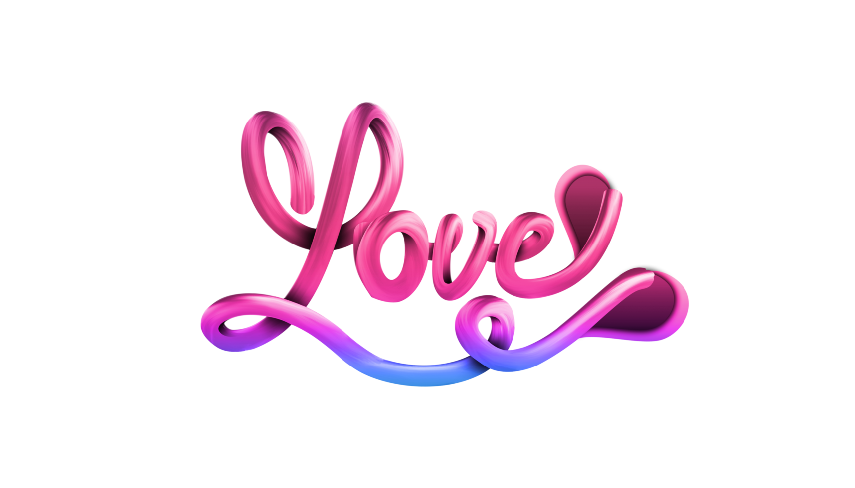 lettre de calligraphie d'amour png