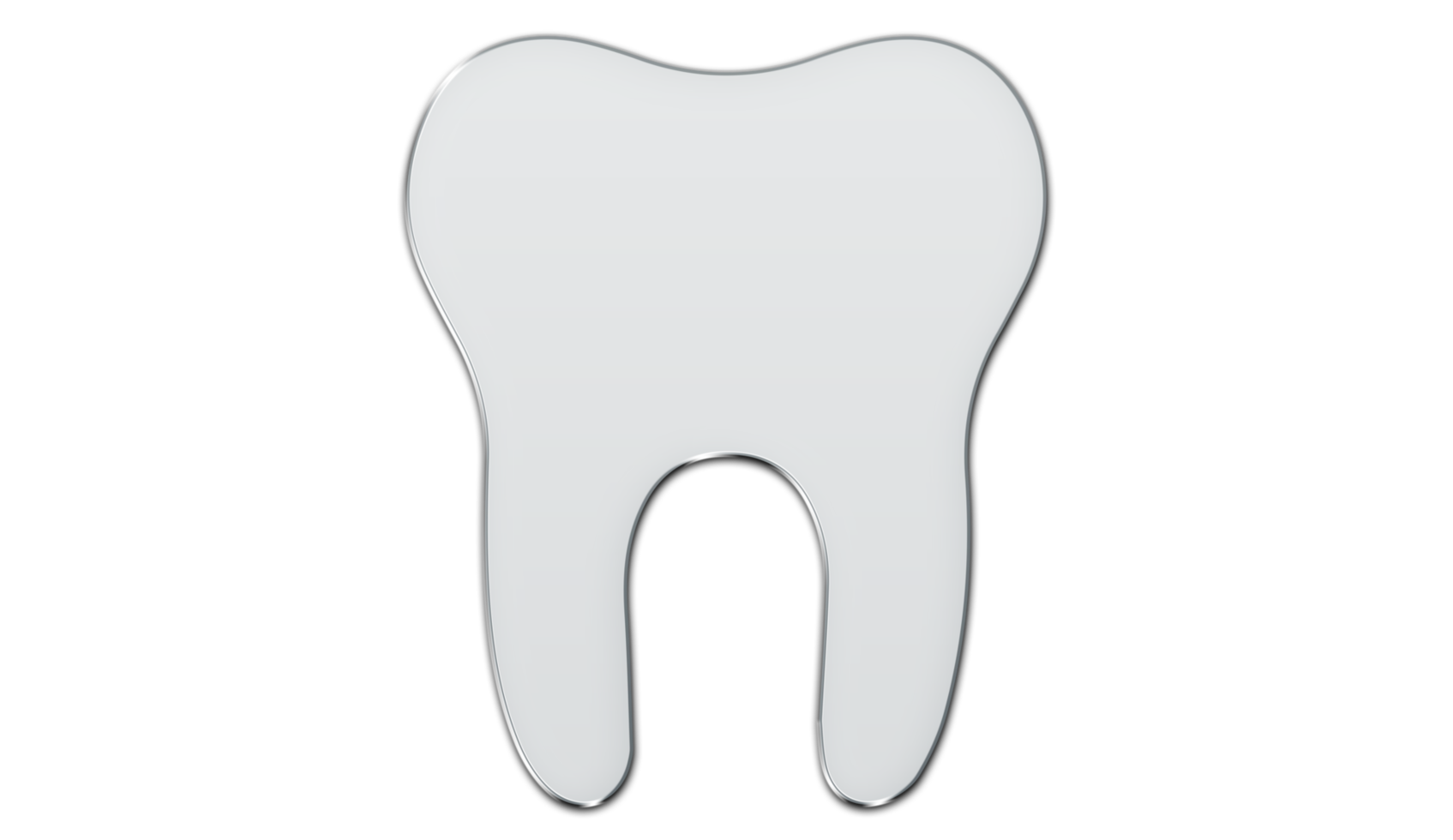 Zahnsymbol l auf transparentem Hintergrund png