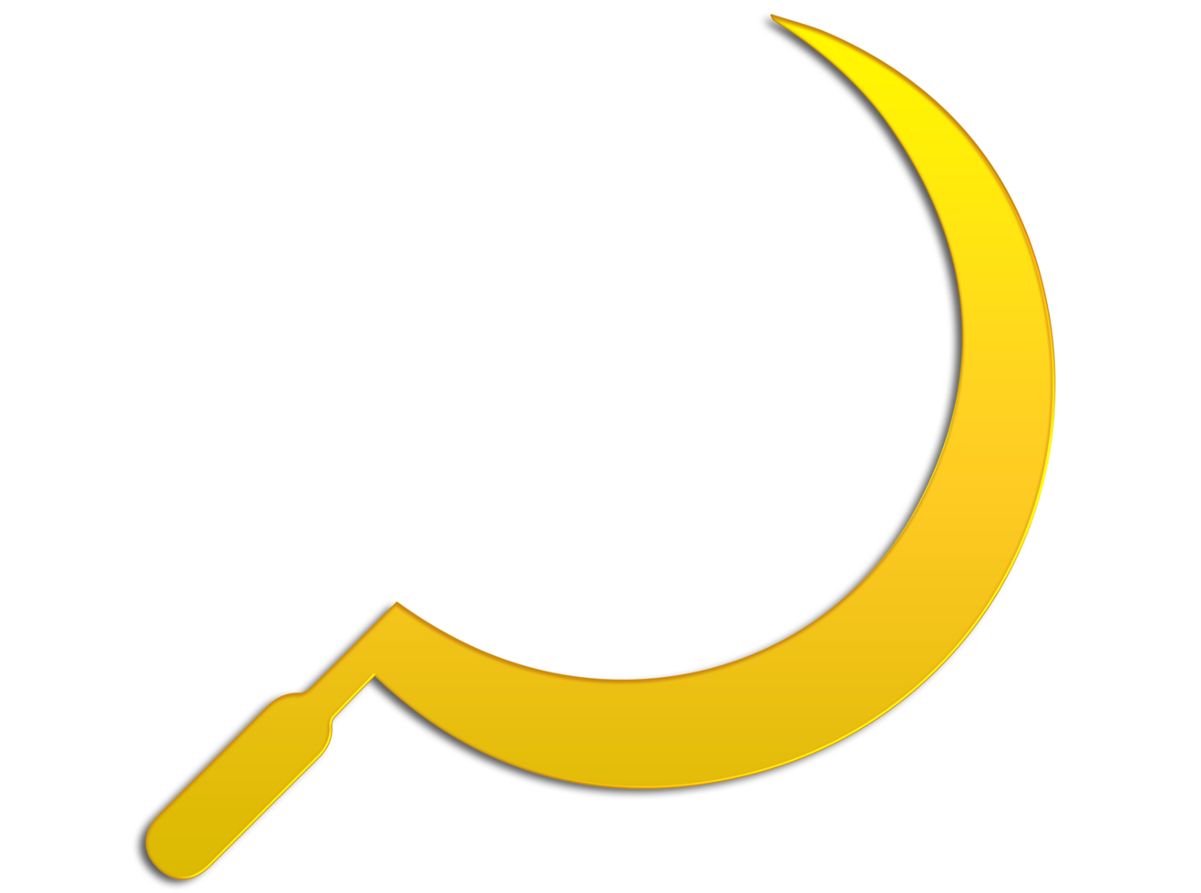 sickle icon on transparent background png