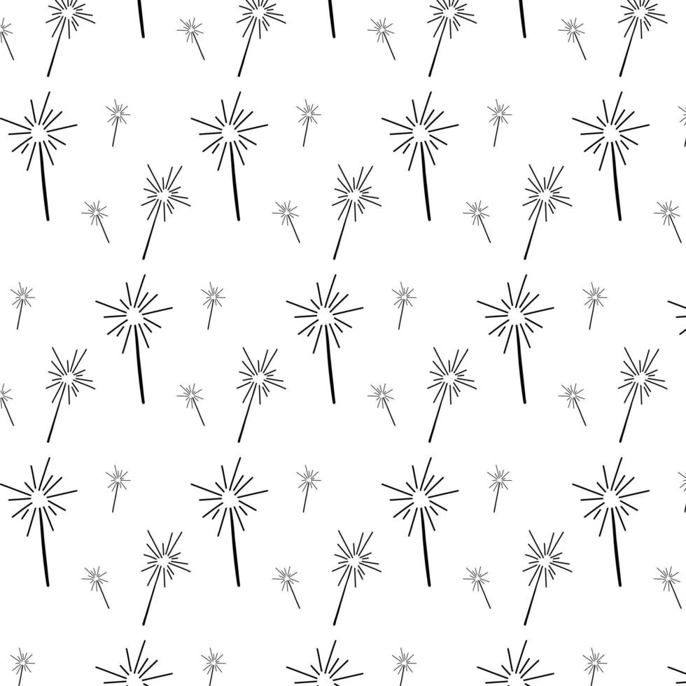 Festive background with sparklers. vector