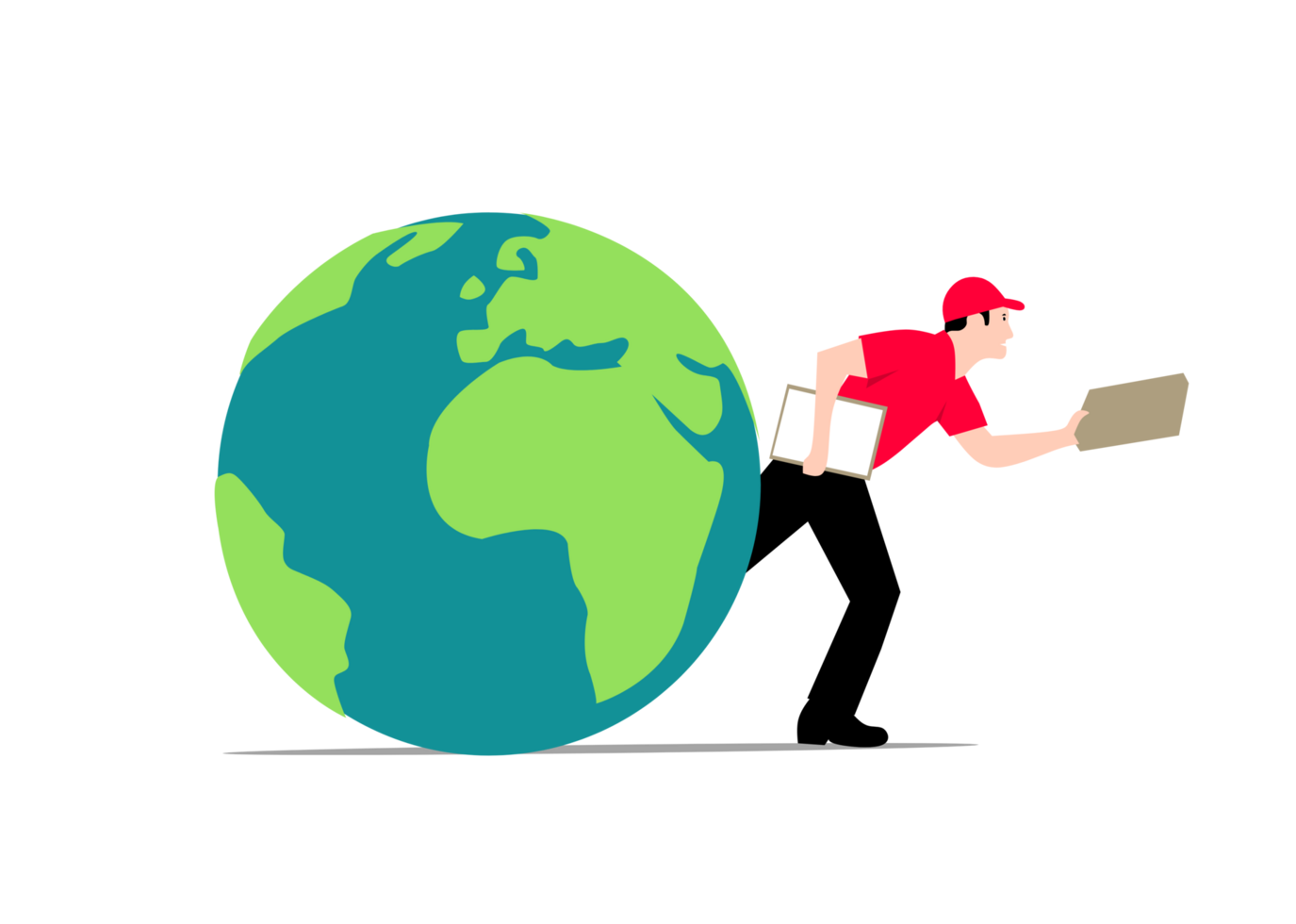 Global delivery service png