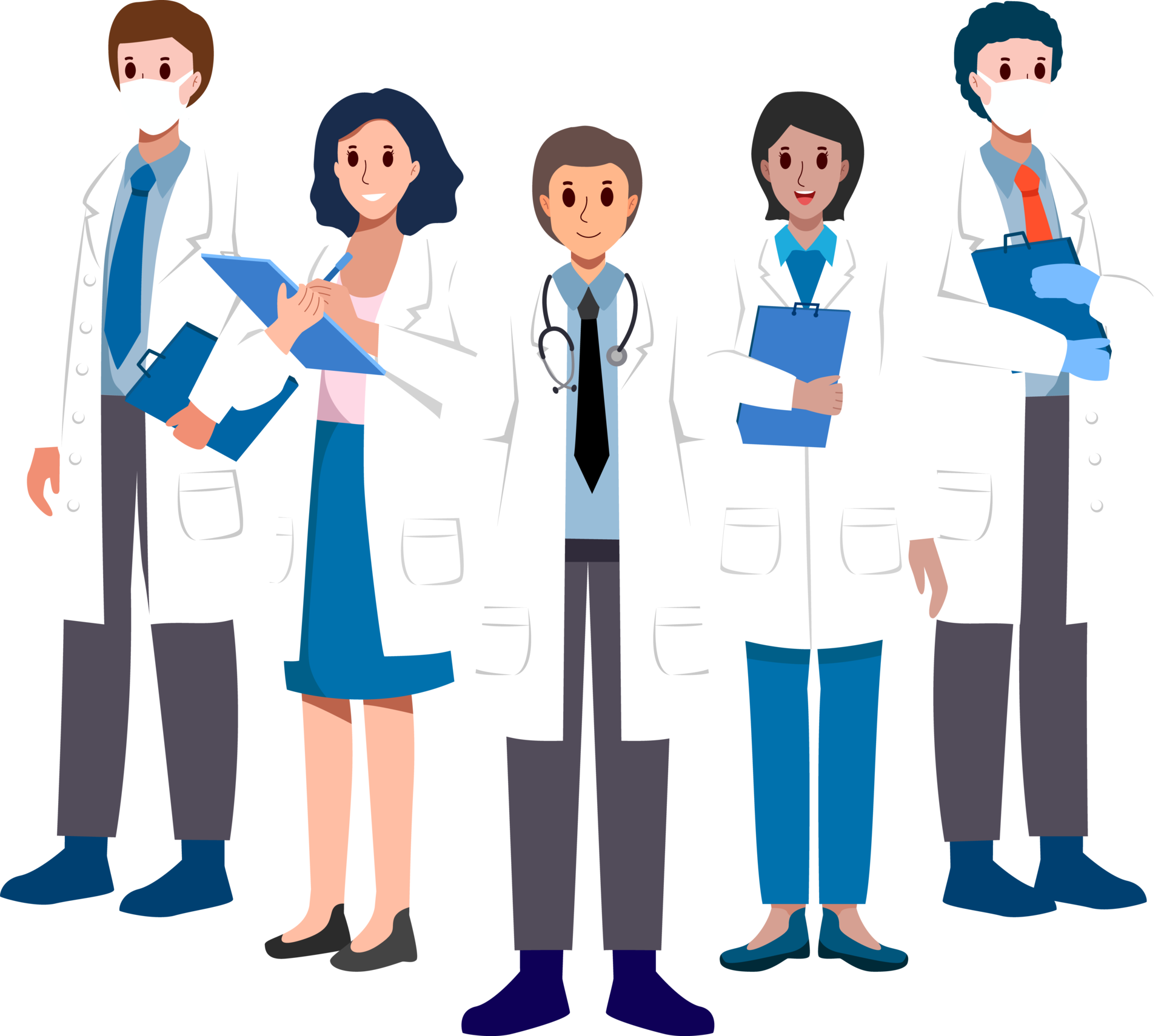 Medical Team Public Health Cartoon Character White Coat PNG , Equipe Médica,  Saúde Pública, Personagem De Desenho Animado Imagem PNG e PSD Para Download  Gratuito