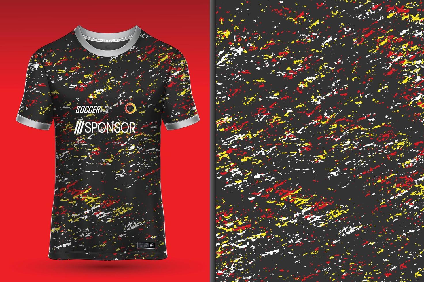 Sports jersey design for sublimation vector
