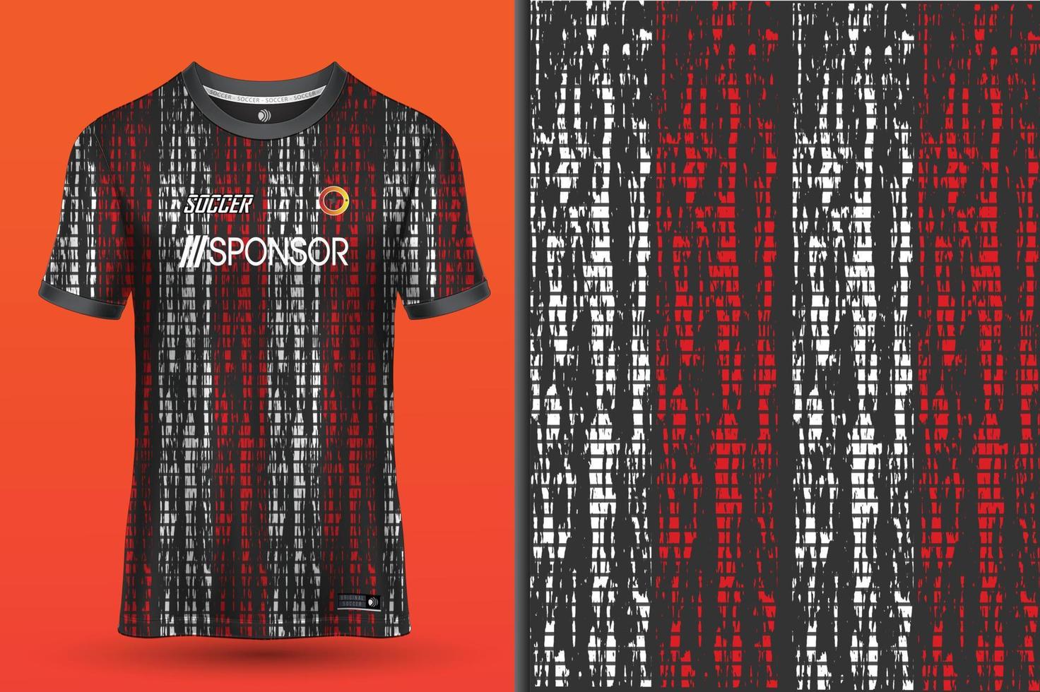 Sports jersey design for sublimation vector