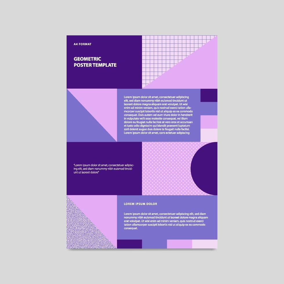 Abstract geometric cover background. Template for annual report, cover notebook, poster, flyer, brochure, etc vector