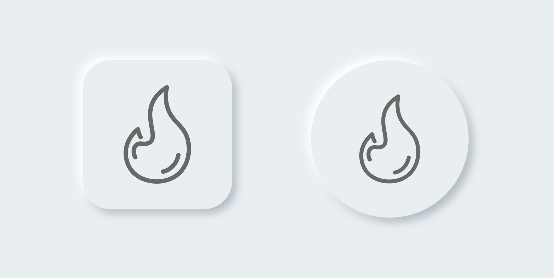 Fire Line Icon In Neomorphic Design Style Flame Signs Vector Illustration 17294204 Vector Art Fire Line Icon In Neomorphic Design Style Flame Signs Vector Illustration 17294204 Vector Art