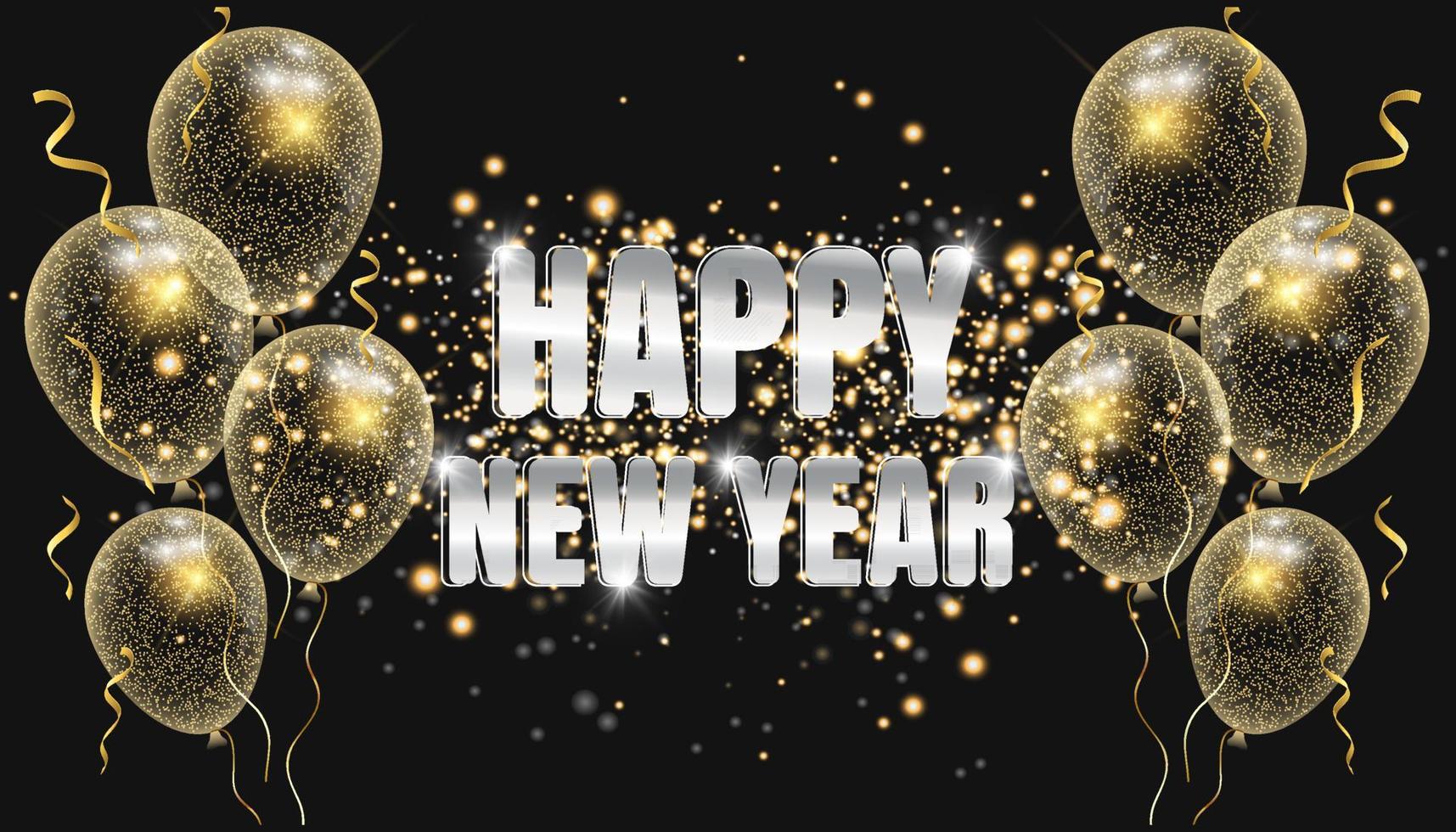 Happy new year celebration background or happy new year 17294526 ...