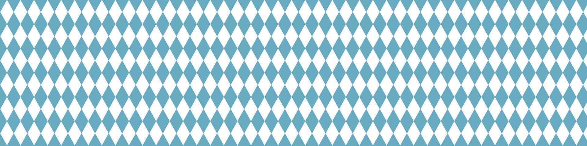 bavarian pattern for oktoberfest. german blue rhombus texture. Vector illustration