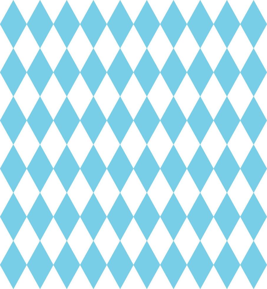 bavarian pattern for oktoberfest. german blue rhombus texture. Vector illustration