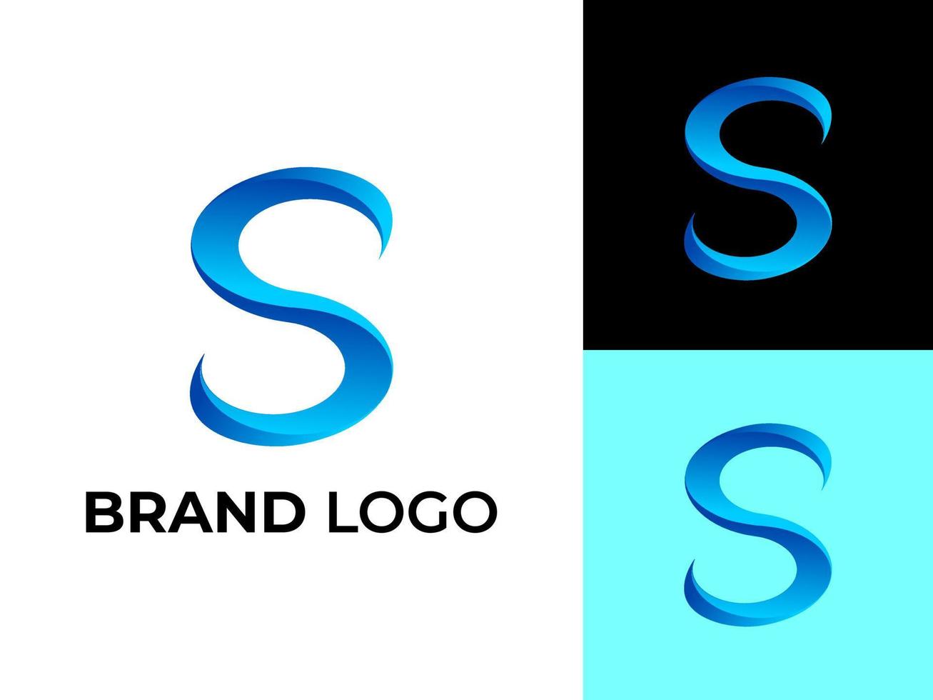 elementos de plantilla de diseño de icono de logotipo de letra s vector