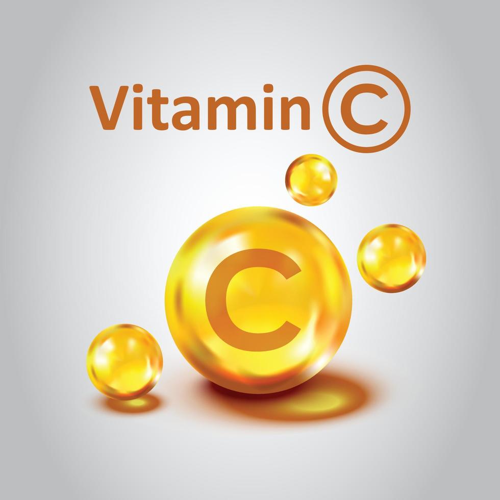 icono de vitamina c en estilo plano. ilustración de vector de cápsula de píldora sobre fondo blanco aislado. concepto de negocio de drogas.