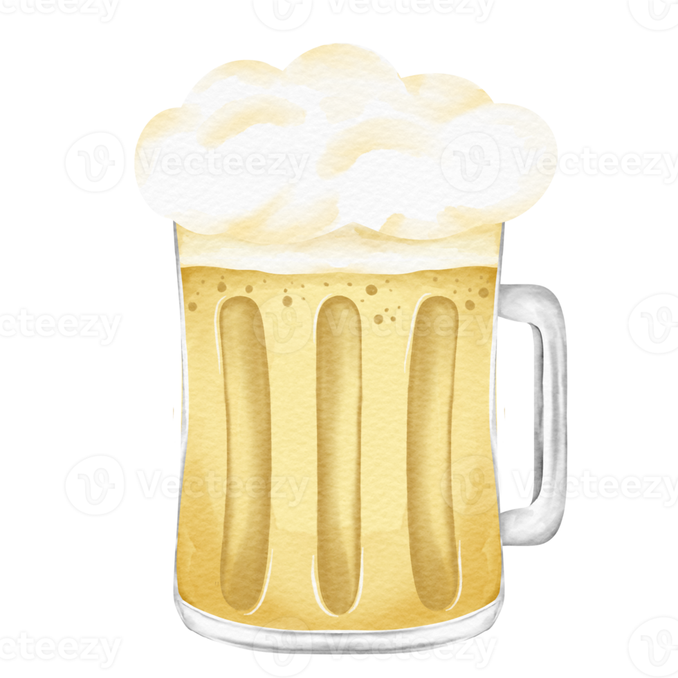 watercolor beer mug png