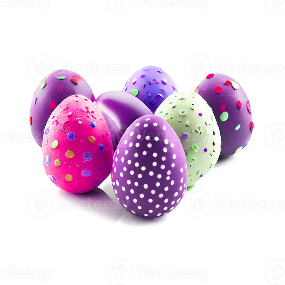 easter eggs isolated png