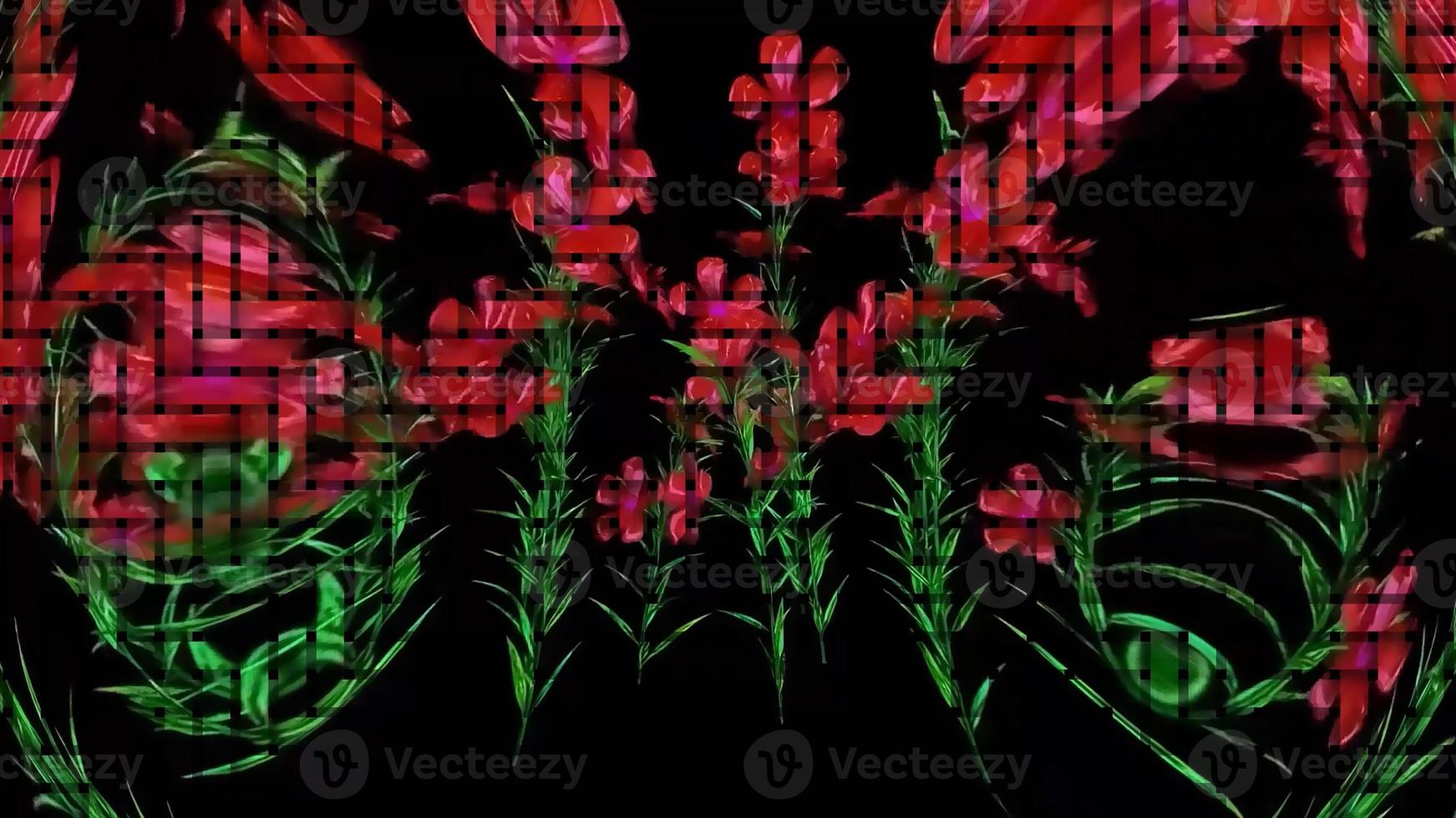 Botanical Abstract Background Digital Rendering photo