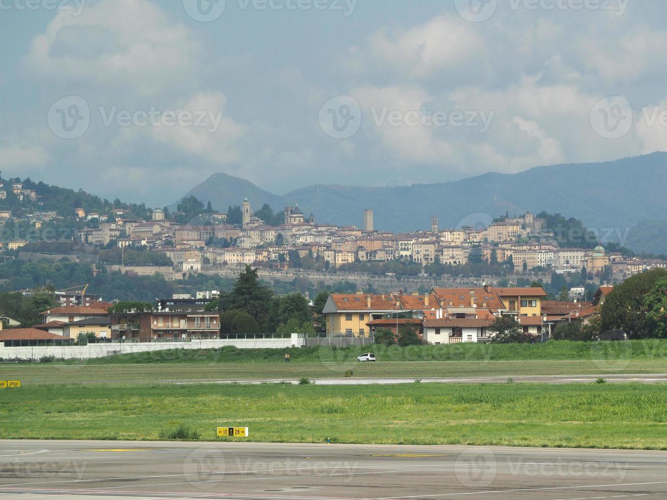 ciudad alta en bérgamo foto