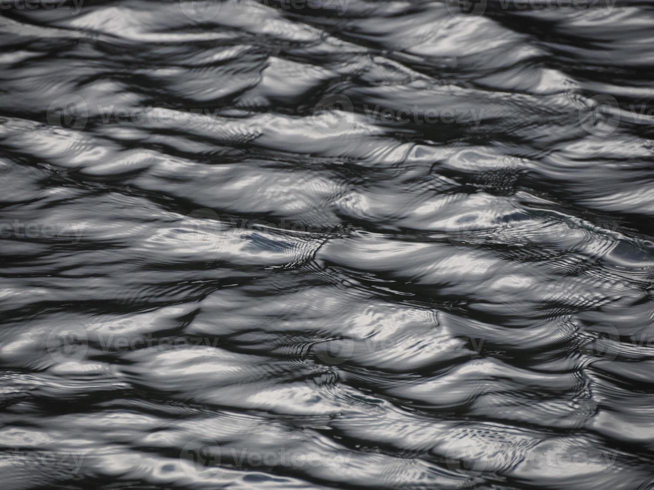 Water texture with reflecting sunlight looking like liquid metal photo