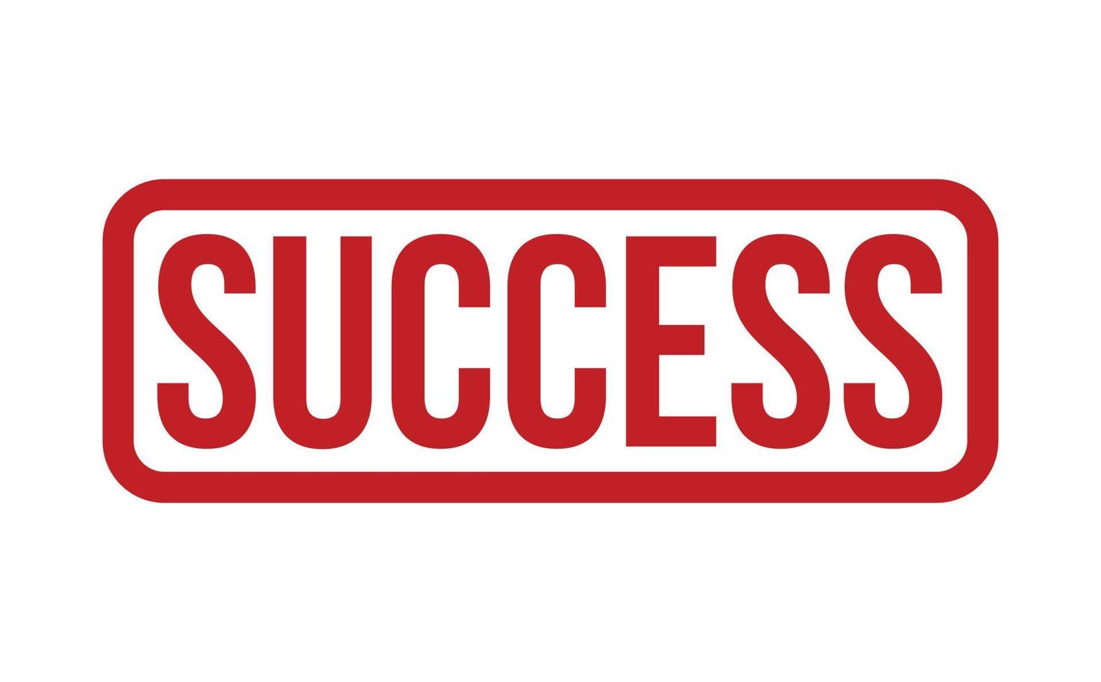 Success Rubber Stamp. Red Success Rubber Grunge Stamp Seal Vector Illustration - Vector