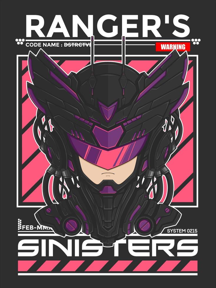 Robot Cartoon Character Vector Design
