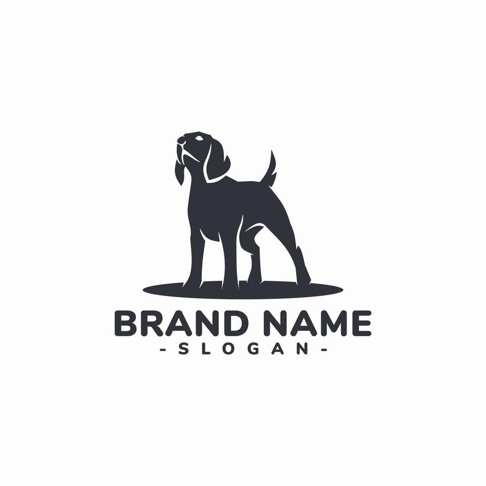 vector de diseño de logotipo de perro pequeño