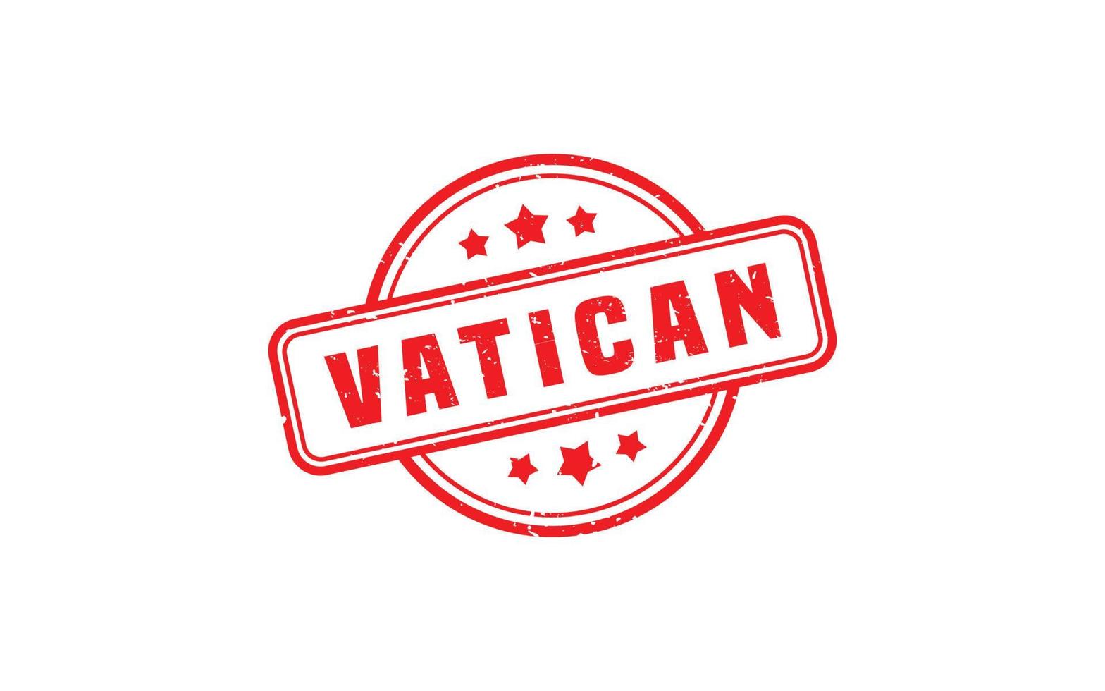 sello de goma vaticano con estilo grunge sobre fondo blanco vector