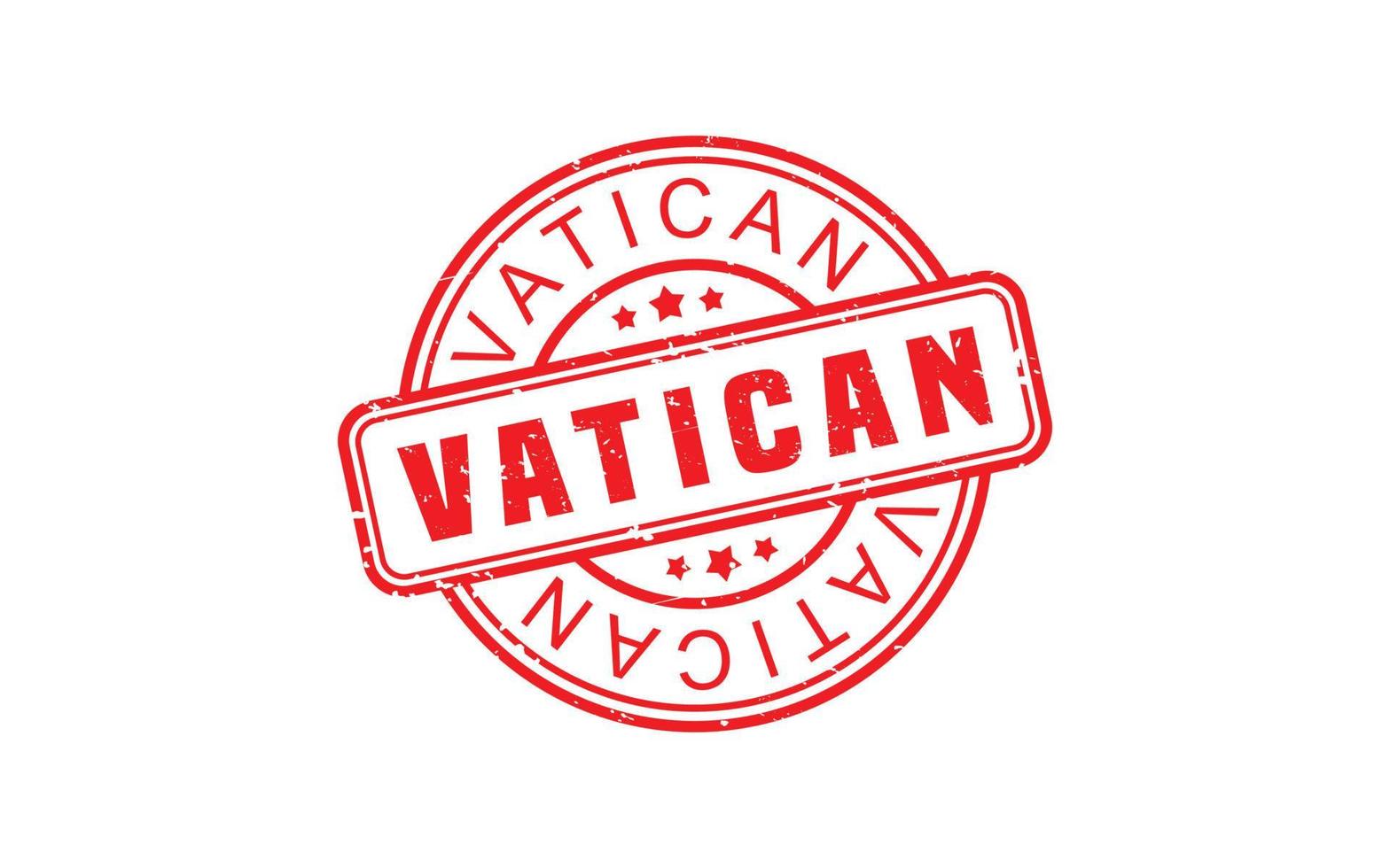VATICAN rubber stamp with grunge style on white background vector