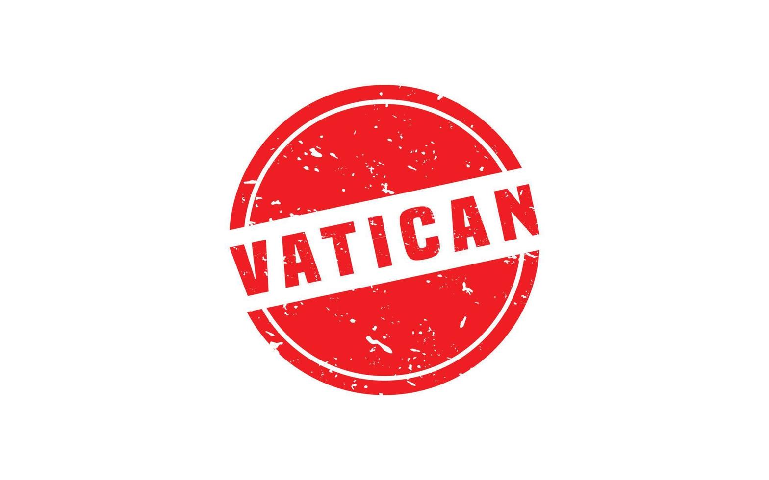 VATICAN rubber stamp with grunge style on white background vector