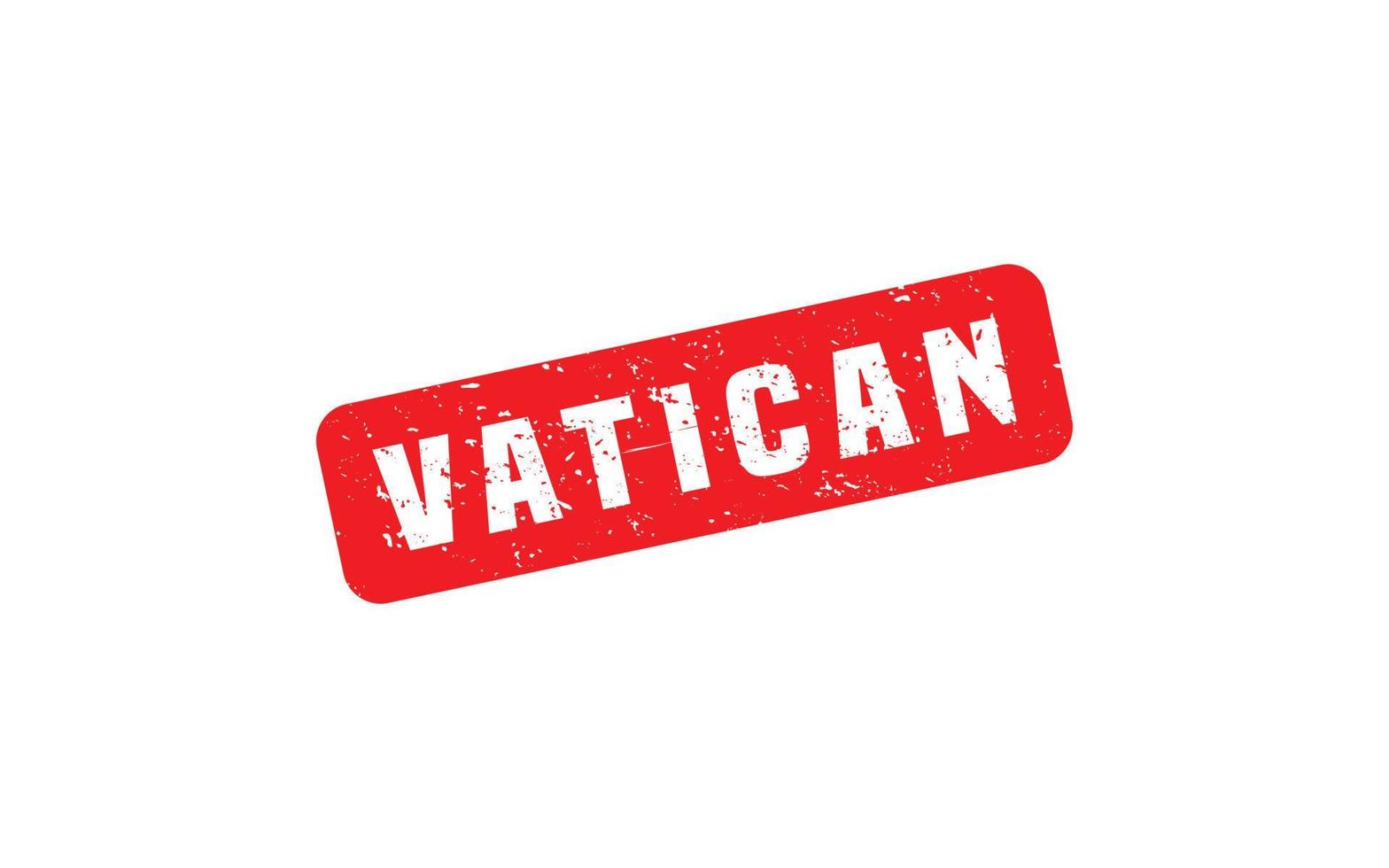 VATICAN rubber stamp with grunge style on white background vector