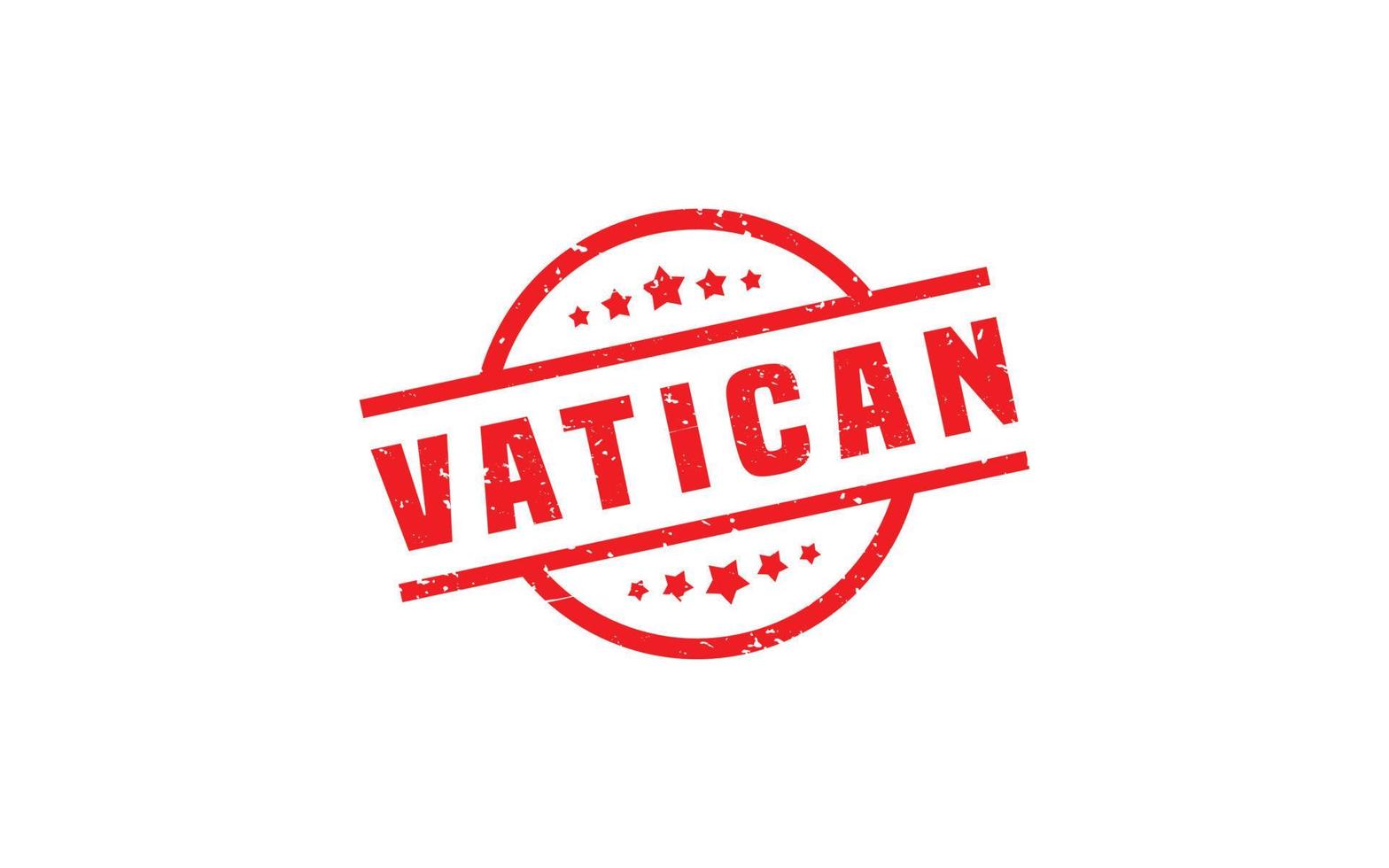 sello de goma vaticano con estilo grunge sobre fondo blanco vector