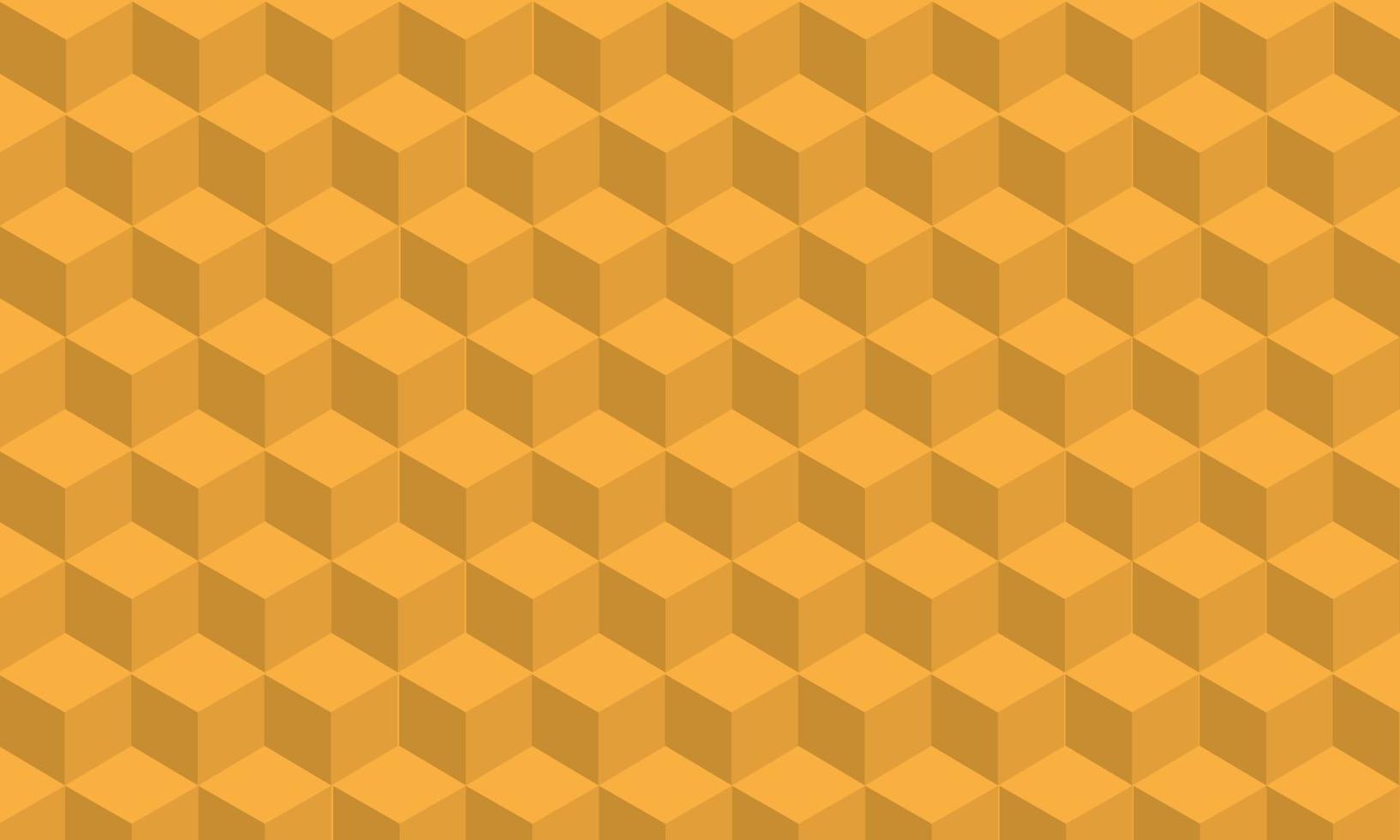 3d pattern background design with yellow color, simple 3d background vector