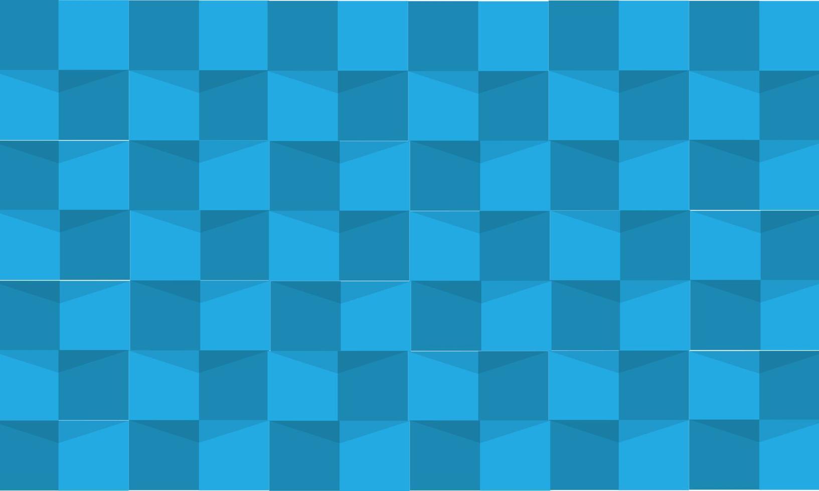 fondo de patrón 3d simple en color azul, fondo 3d vector
