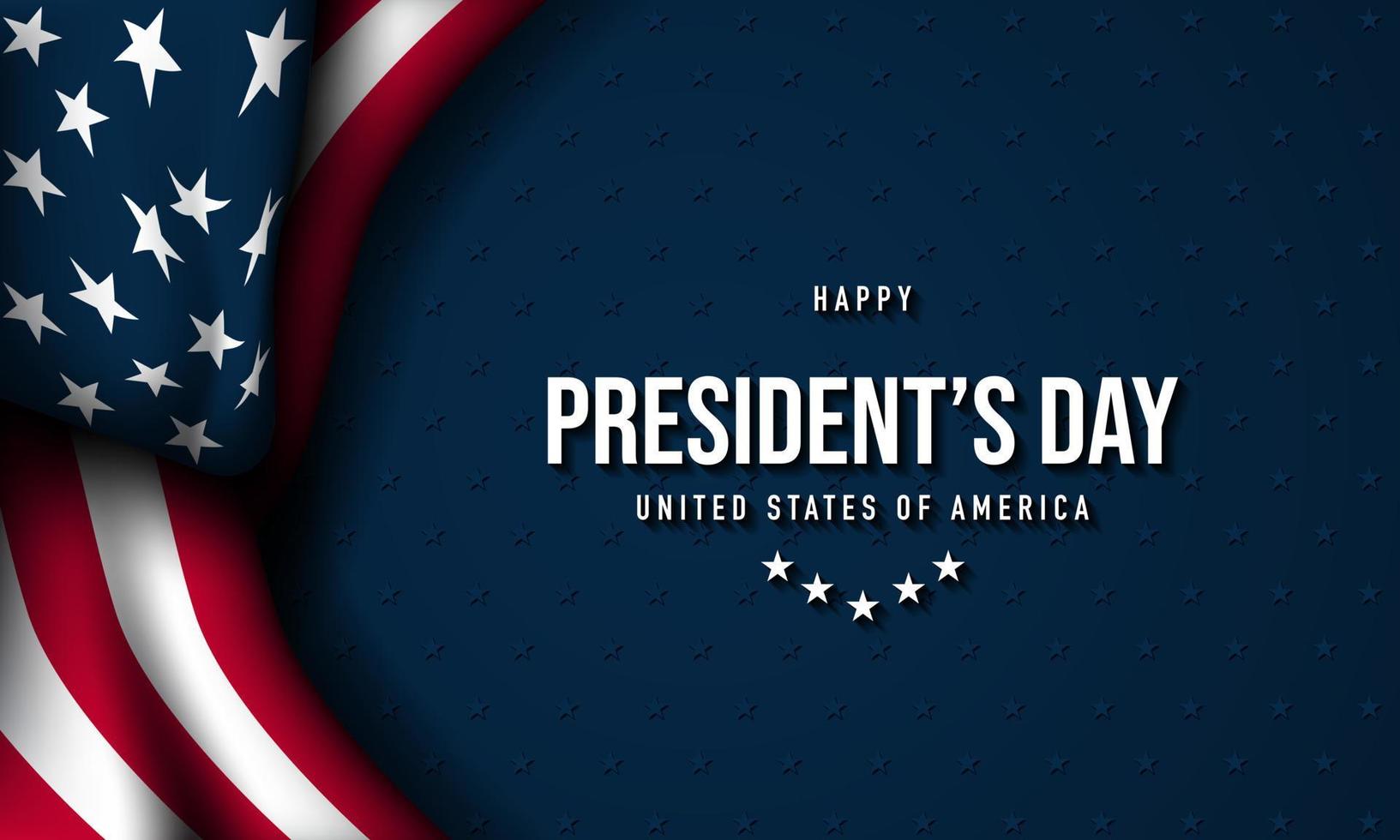 President's Day Background Design. Vector Illustration.