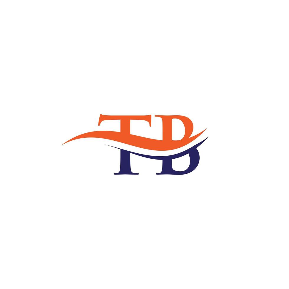 TB logo design. Initial TB letter logo design. vector