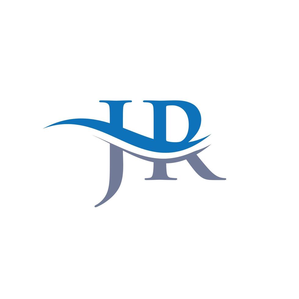 JR Linked Logo for business and company identity. Creative Letter JR Logo Vector