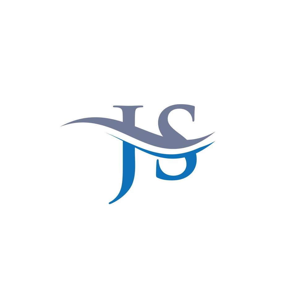 JS Linked Logo for business and company identity. Creative Letter JS ...