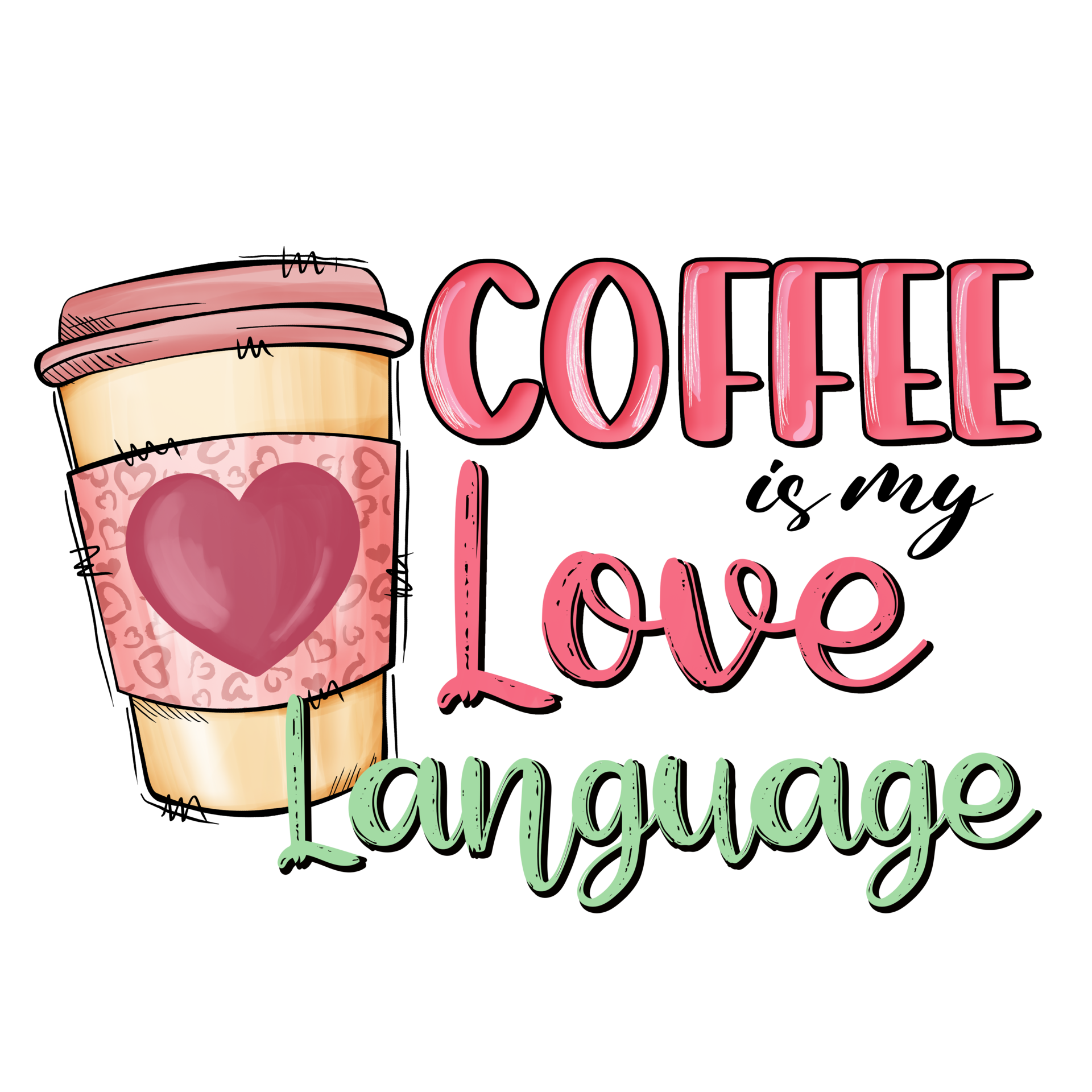 Happy Valentine Coffee Valentines Day Drinks Sublimation Design happy-valentine-coffee-valentines-day-drinks-sublimation-design