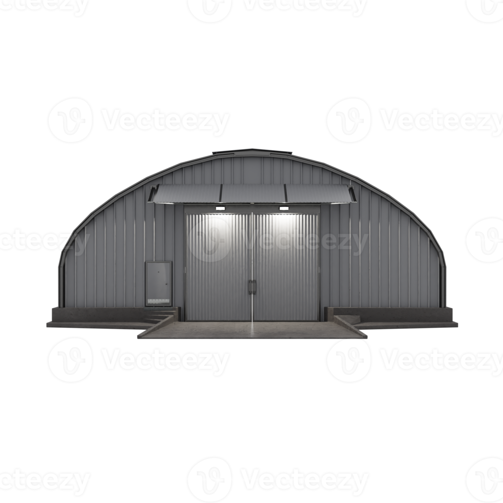 3D gewölbter Hangar png