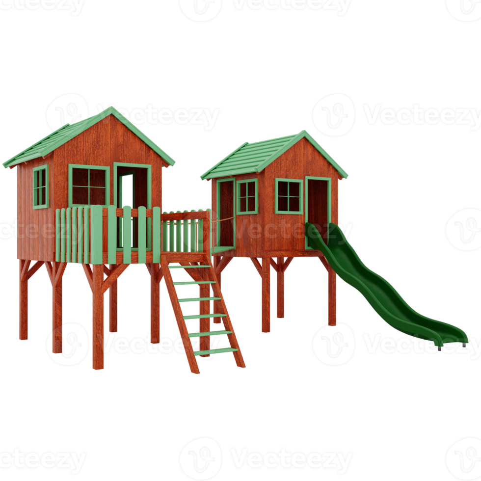 Kids Playhouse With Slide