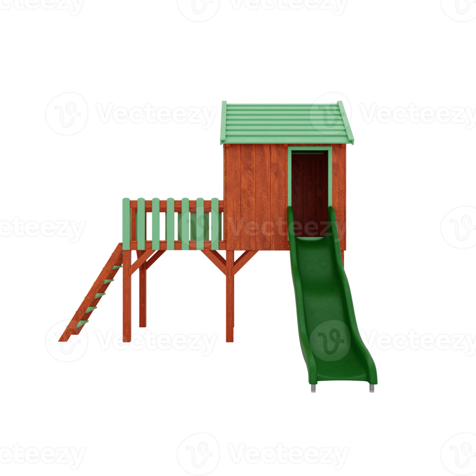 Kids Playhouse with slide png