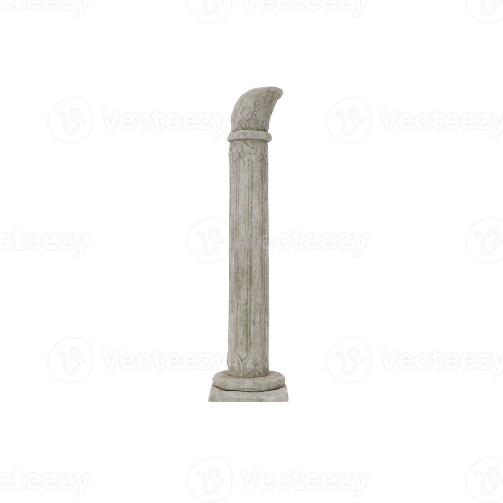 Roman Pillar Stone isolated png