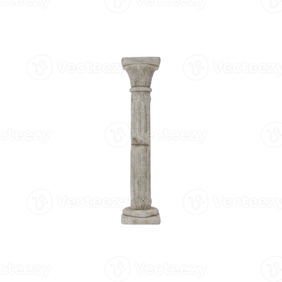 pilier romain, pierre, isolé png