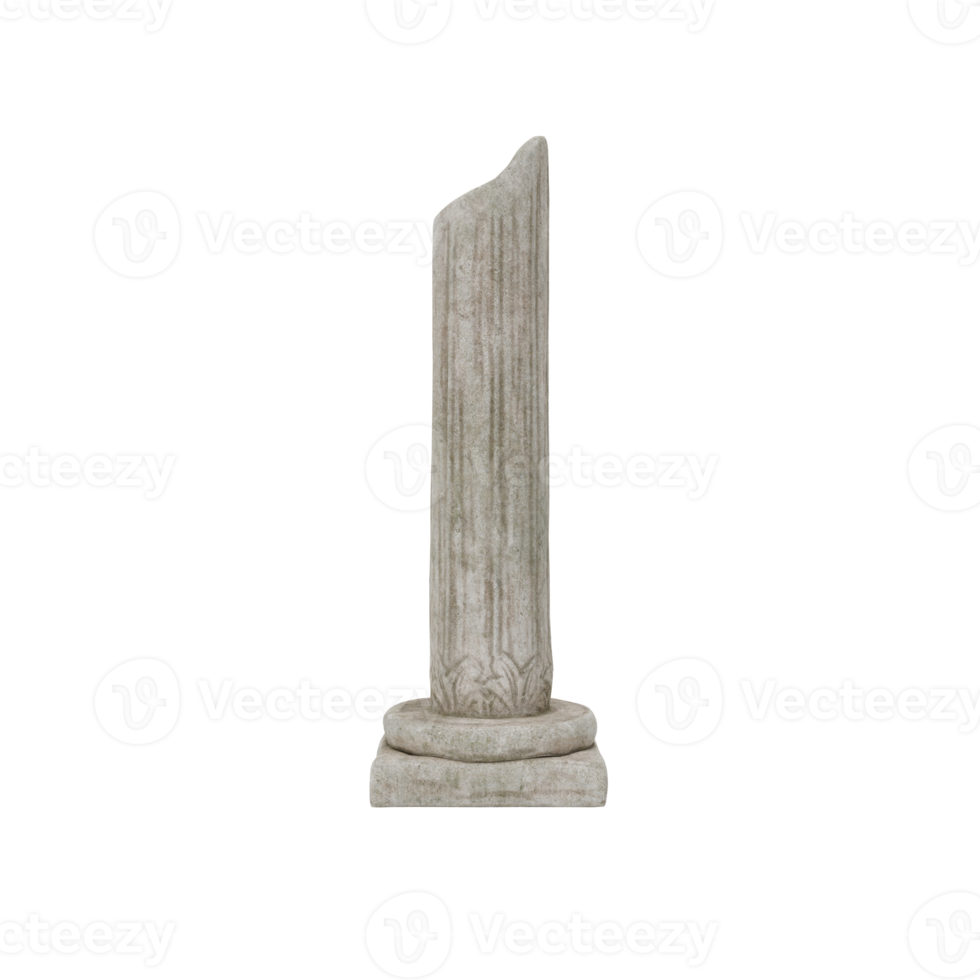 Roman Pillar Stone isolated png