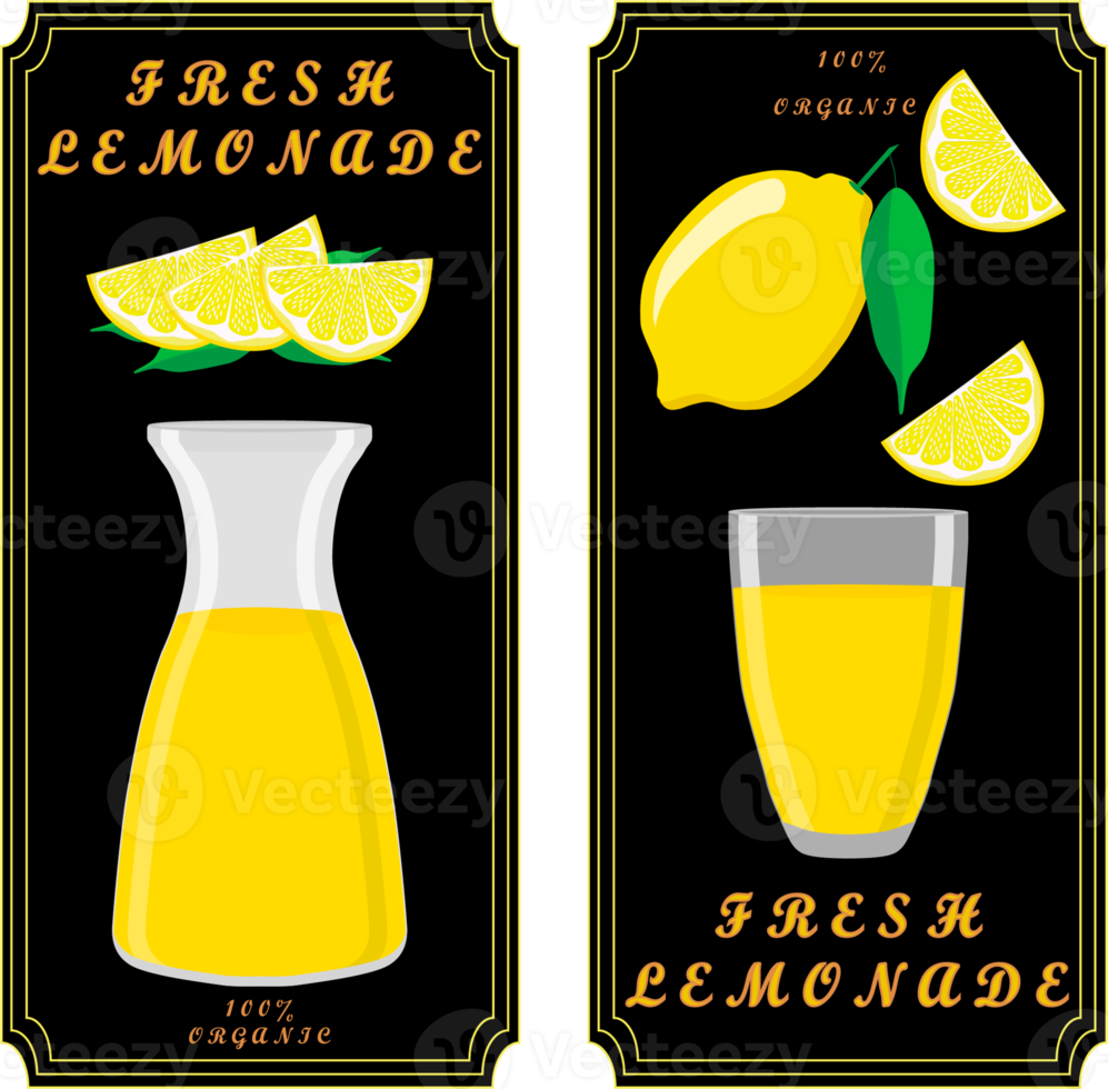 diverses limonades naturelles savoureuses et sucrées png