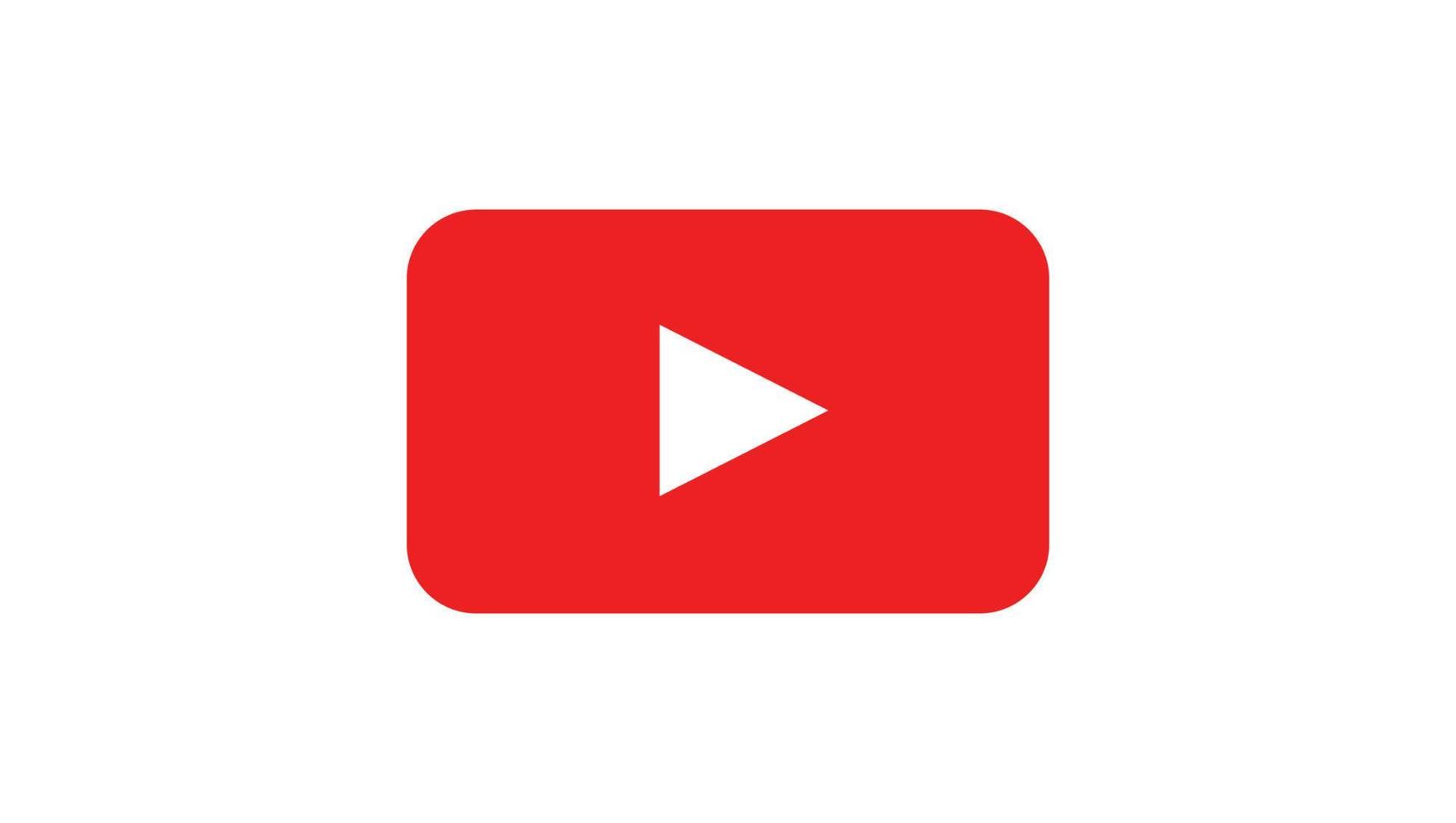 Youtube logo design vector